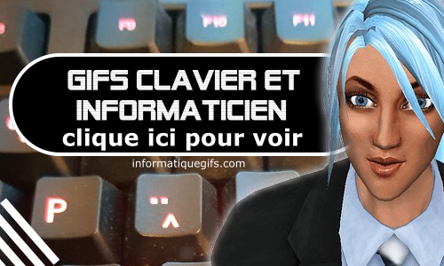 Gifs clavier PC et keyboard gif clavier ordinateur